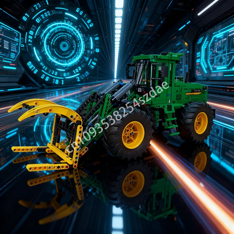 

1435 шт. MOC Log Loader Техническая модель Строительные блоки Игрушки Строительство DIY Творческое образование Кирпич Рождественские подарки на день рождения