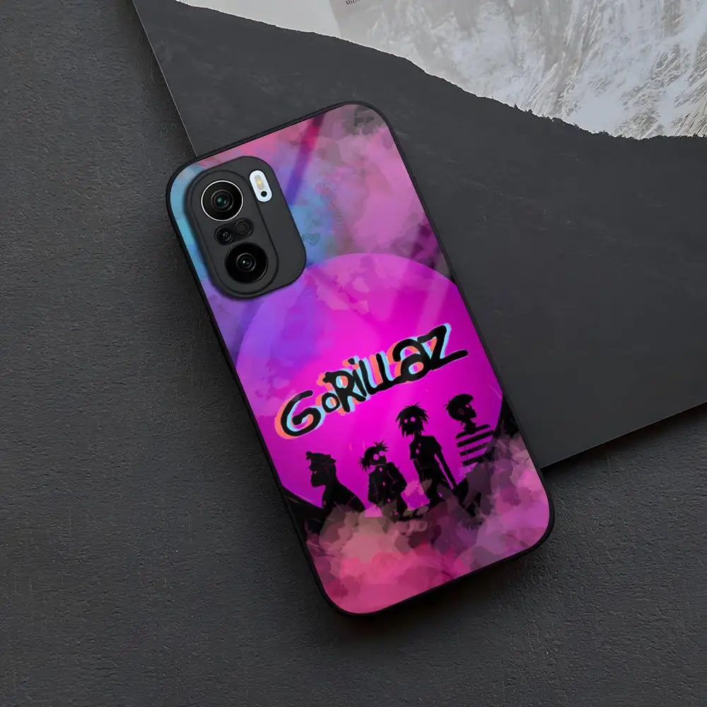 

Gorillaz мультяшный чехол для телефона закаленное стекло для Xiaomi 14 12 Lite Pro 13 11t lite POCO M6 M5 X6 X5 X3 NFC F5 F6 Pro Чехол