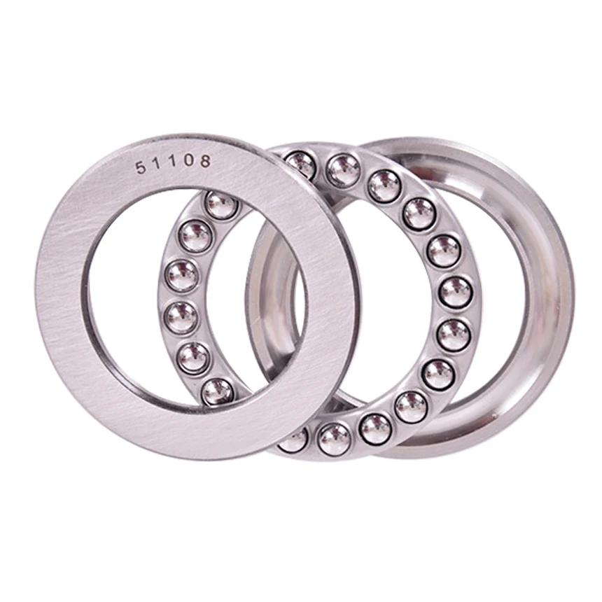 51215 51216 51217 75*110*27 80*115*28 85*125*31 Single Direction Axial Flat Plane Thrust Ball Bearing