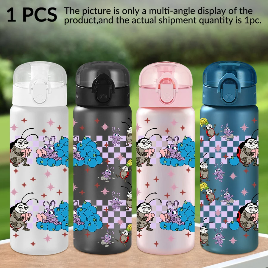 1Pc Disney, Monster Power Company pattern 26oz plastic water bottle, outdoor sports water cup birthday/back to school gift