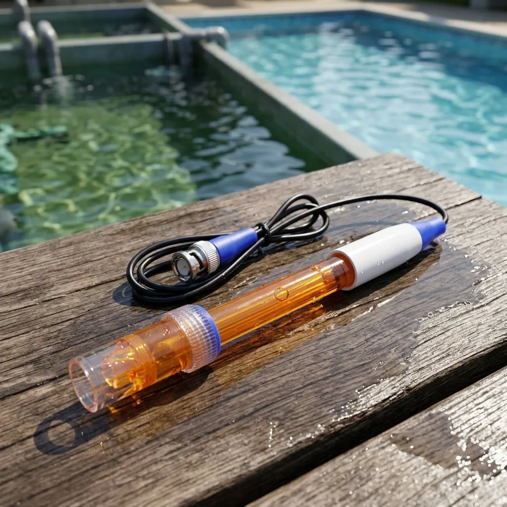 For Redox For ORP Electrode for Aquaculture Systems Swimming Pool Maintenance and Laboratory Analysis Glass Body IP65 Protection