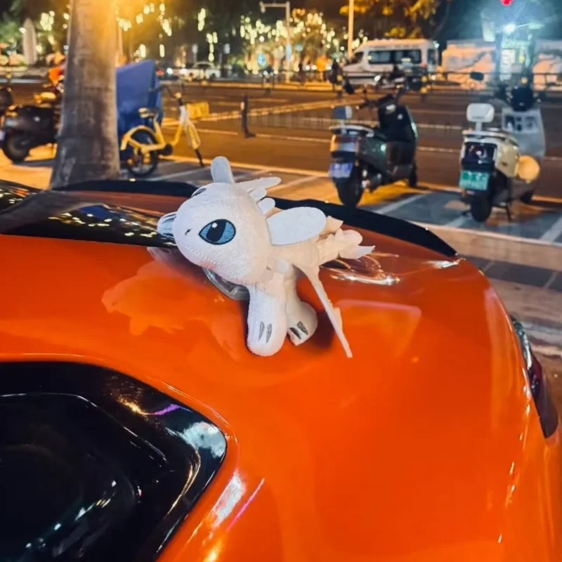 

Little Flying Dragon Doll Toy Pendant Cute Cartoon Anime Car Roof & Motorcycle Helmet Decoration Birthday Gift for Kids