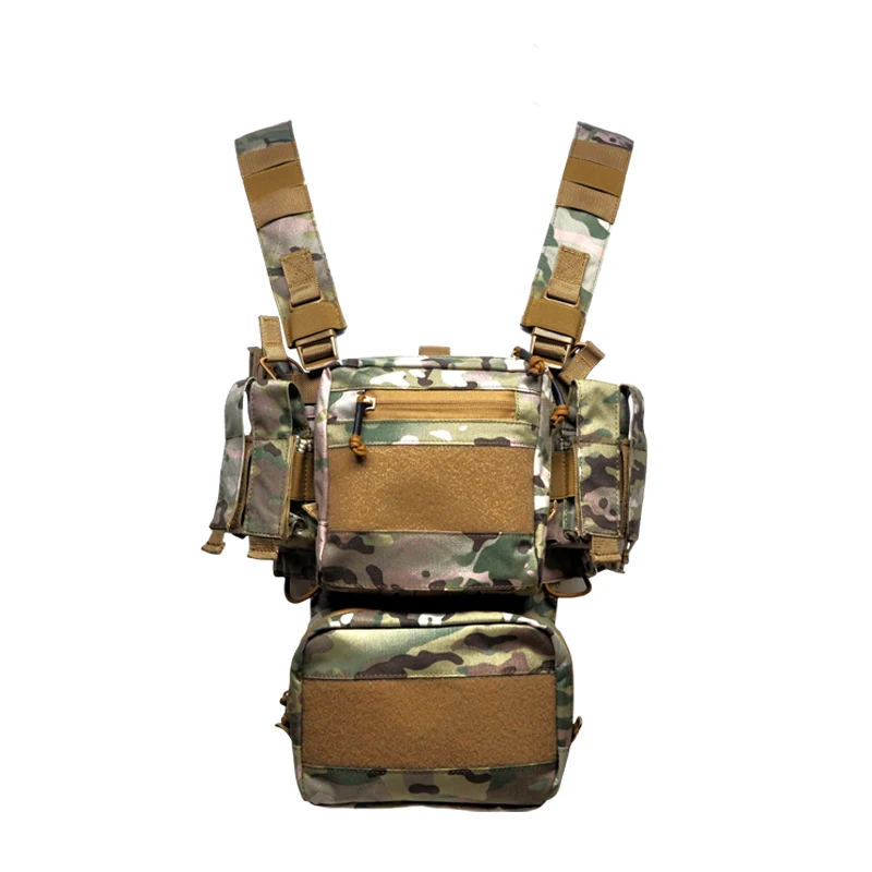 Tactical Chest Rig Molle System Magazine Pouch Hunting Vest Camo Harness Tactical Gear Waist Pack For Airsoft Vest Outdoor CS