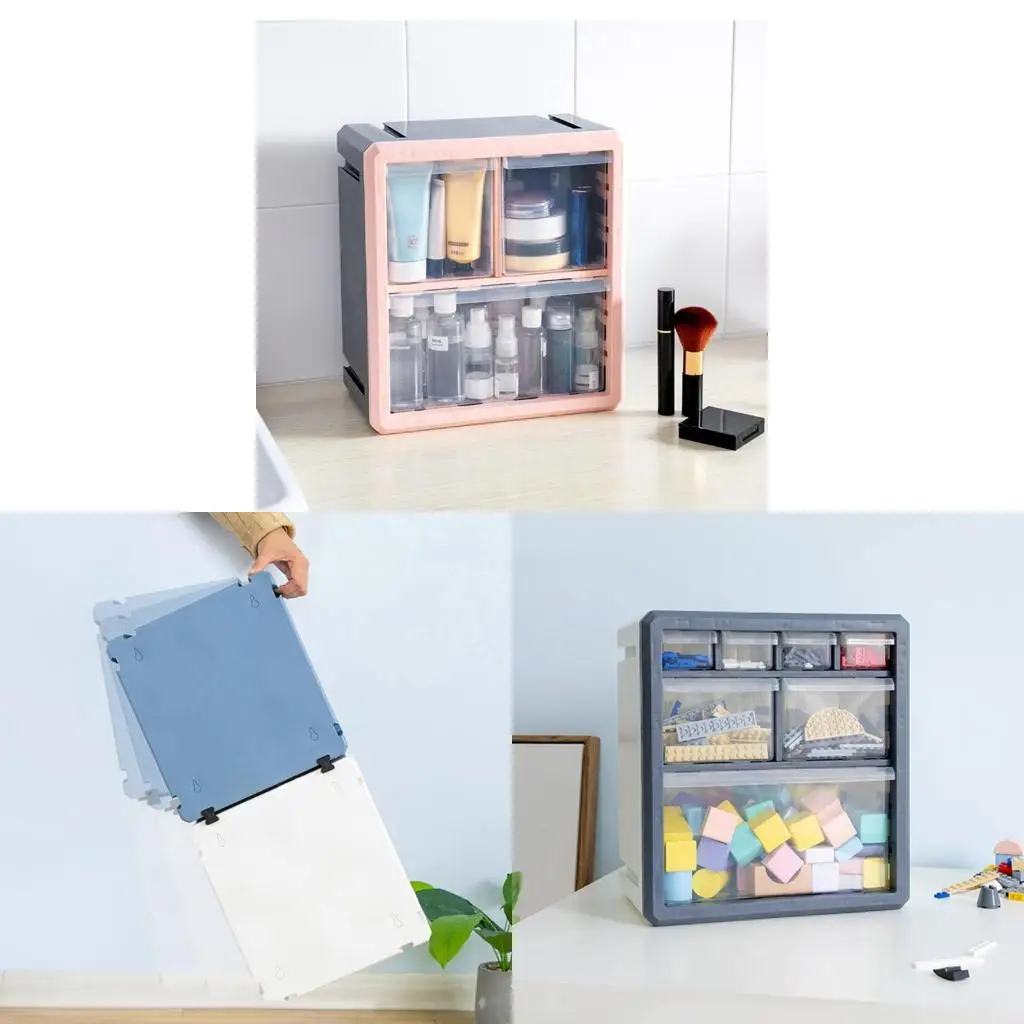 

Large Pencil Holder for Desk 4 Compartments Pencil Cup Stationery Box
