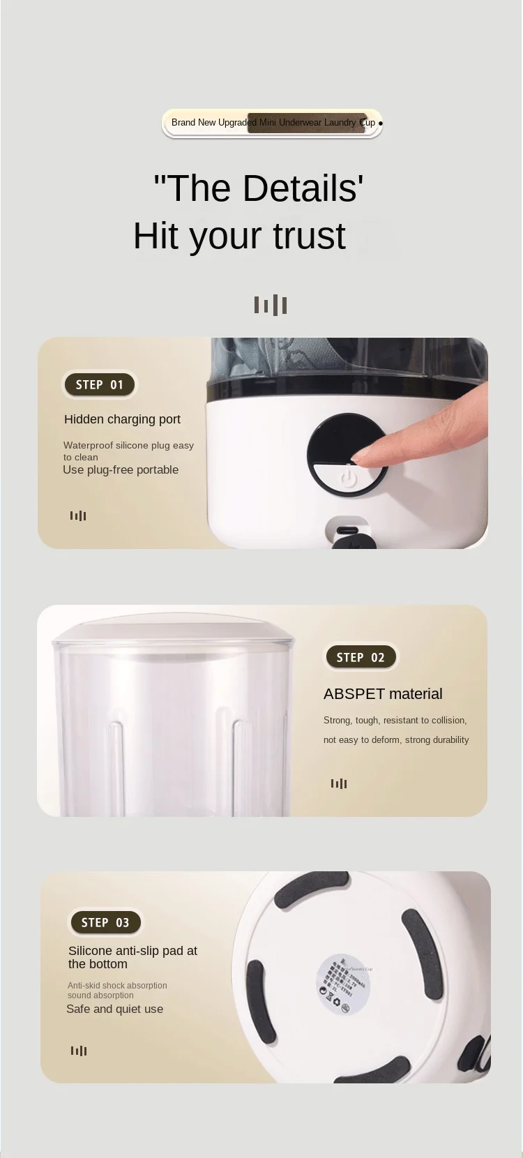 Portable washing machine view 1