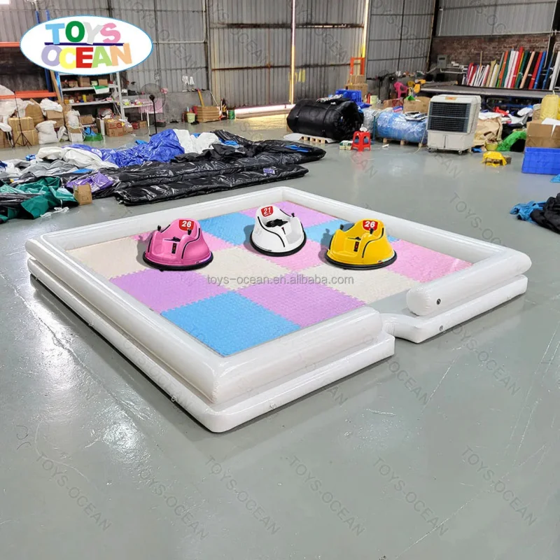 Factory Wholesale Price Customized Indoor Outdoor Commercial Bumper Car Arena for Kids Bumper Car Inflatable Race Track