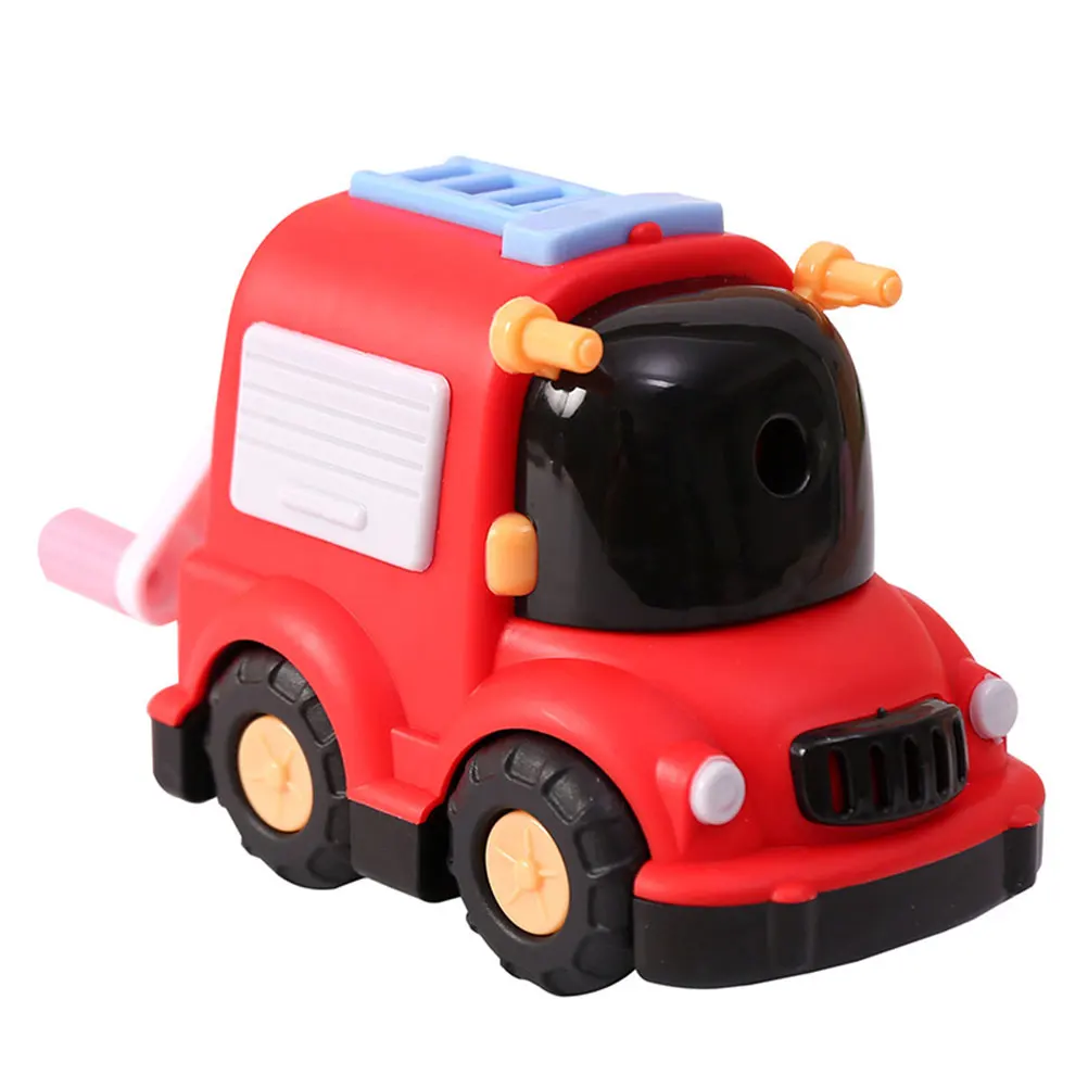 

Hand Crank Sharpener Plastic Metal Smooth Car-Shaped Pencil Sharpener Kids Cartoon Manual School Supplies Toy Gift