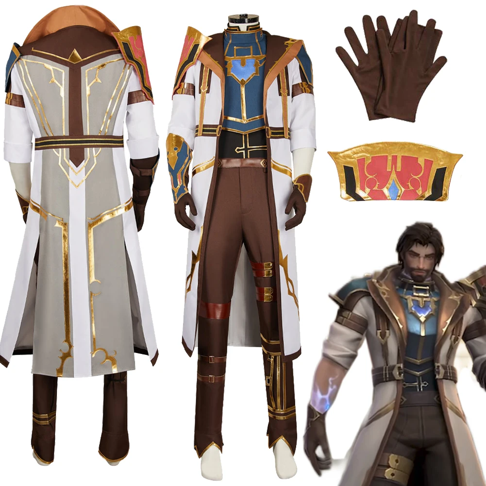 Fancy Dress 2024 New Arcane Jayce Cosplay For Men Clothing Mobile Game LoL Costume Disguise Adult Man Male Roleplay Outfits