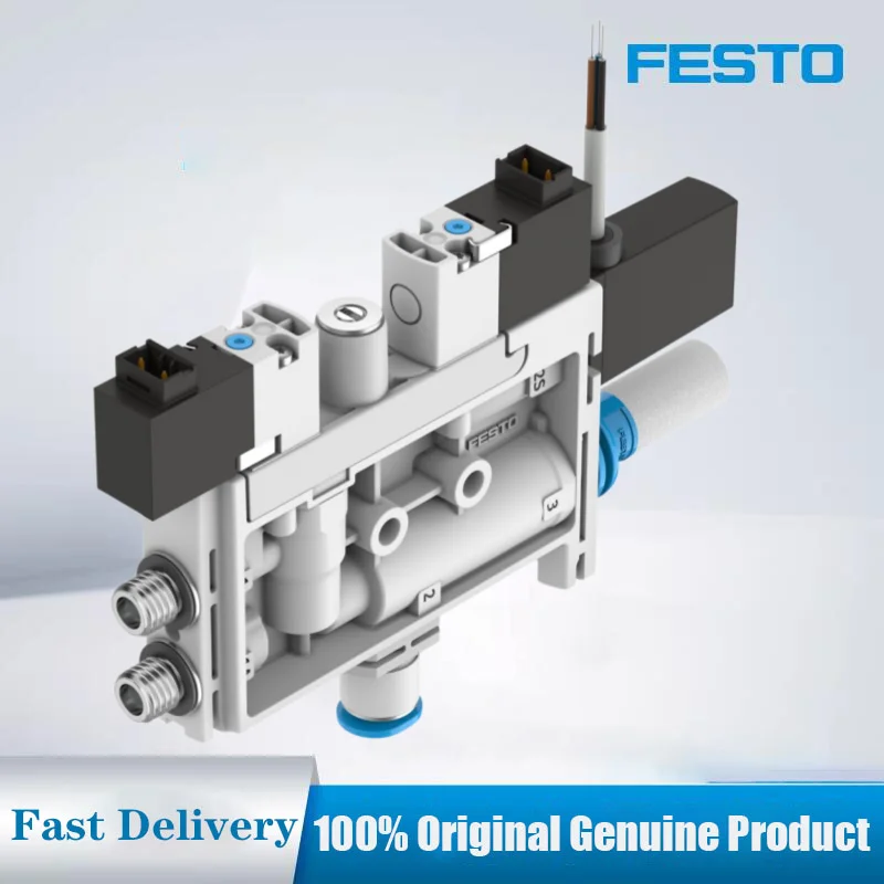 FESTO Vacuum generator 8141089-OVEL-10-H-15-P-VQ6-UC-C-A-V1PNLK-H3 Genuine Vacuum generator Lightweight and compact in structure