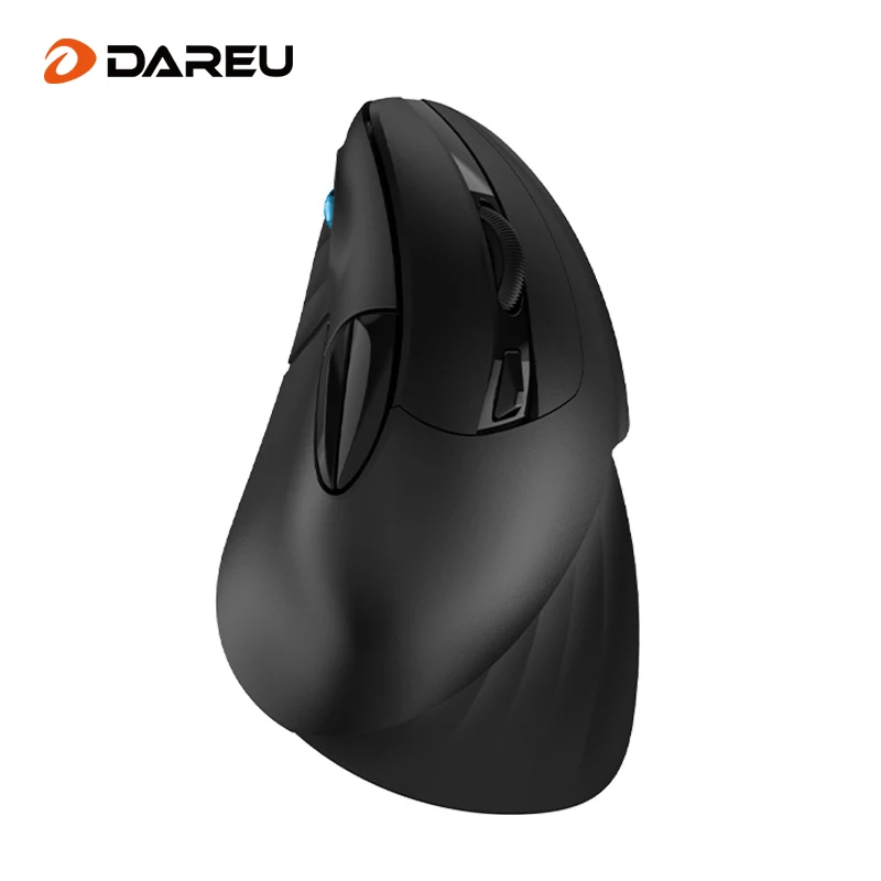 

DAREU 2.4G Wireless Vertical Mouse 1600 DPI 6 Button Ergonomic Mice Plug and Play with LED for PC Laptop Computer Office