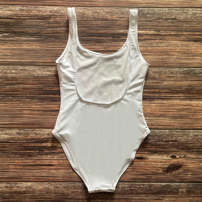 Сексуальный цельный купальник с подкладкой, женский купальник, однотонный купальный костюм, монокини, купальный костюм, летняя пляжная одежда, maillot de bain femme