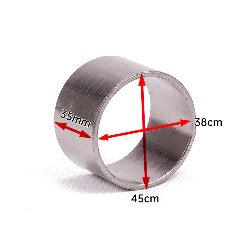 Motoforti 16 Größen Motorrad Auspuff Schall dämpfer Rohr dichtung Graphit Dichtung sring Schall dämpfer Stecker für Motocross 42mm id 48mm od