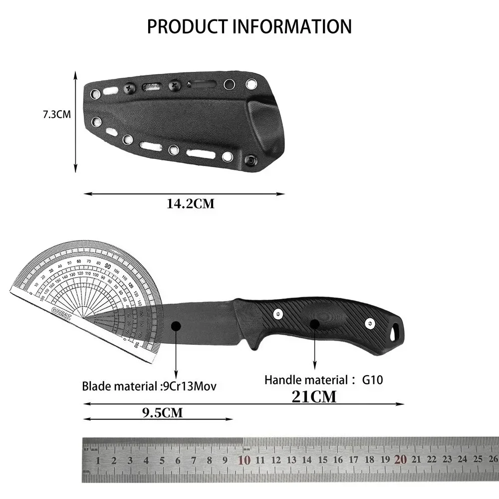 2025 سكين ثابت شفرة ثابتة في الهواء الطلق متعددة الوظائف سكين جيب حاد التخييم وتسلق الجبال