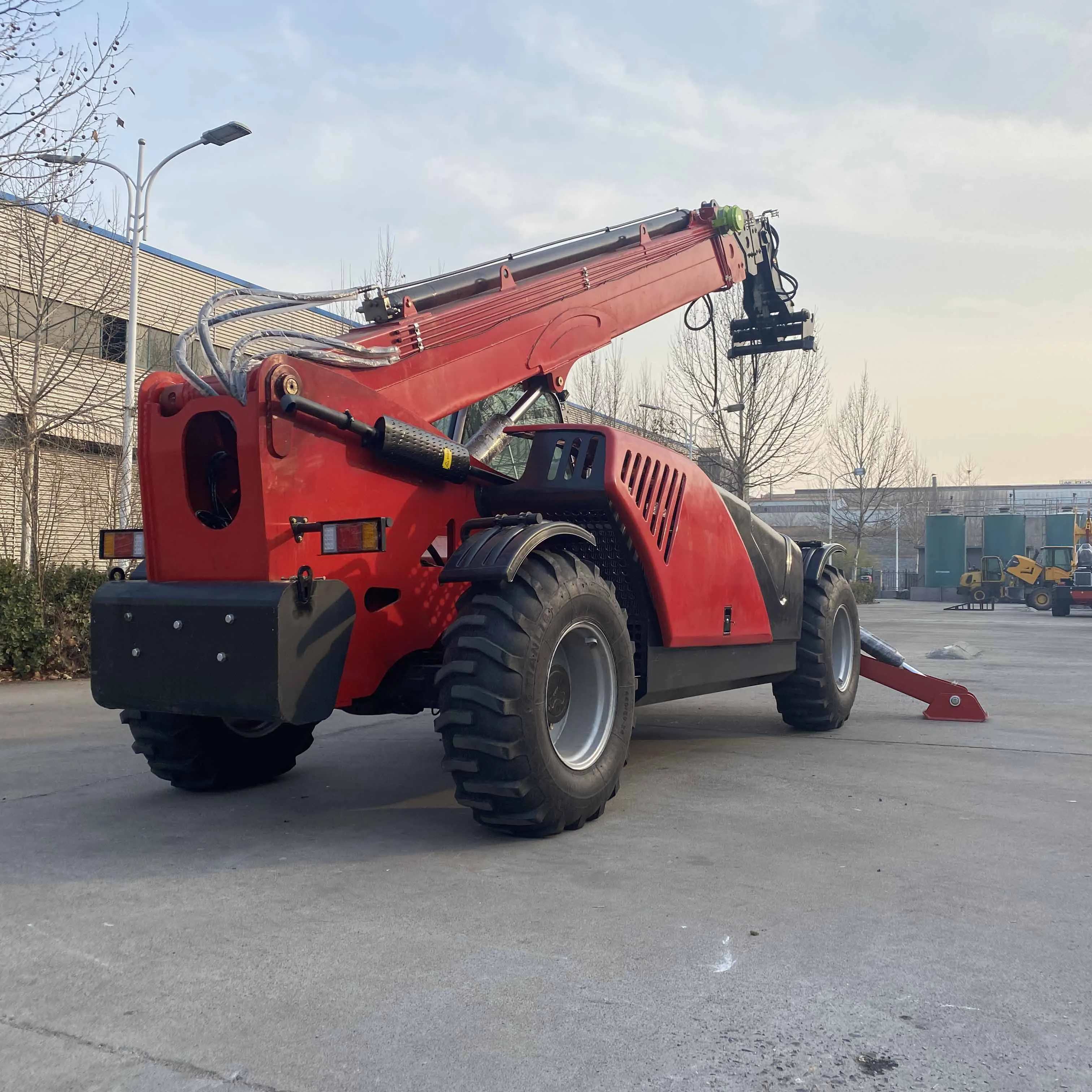 New Design Diesel Power Telehandler Telescopic Forklift Telescopic Handler Loader Static Pressure
