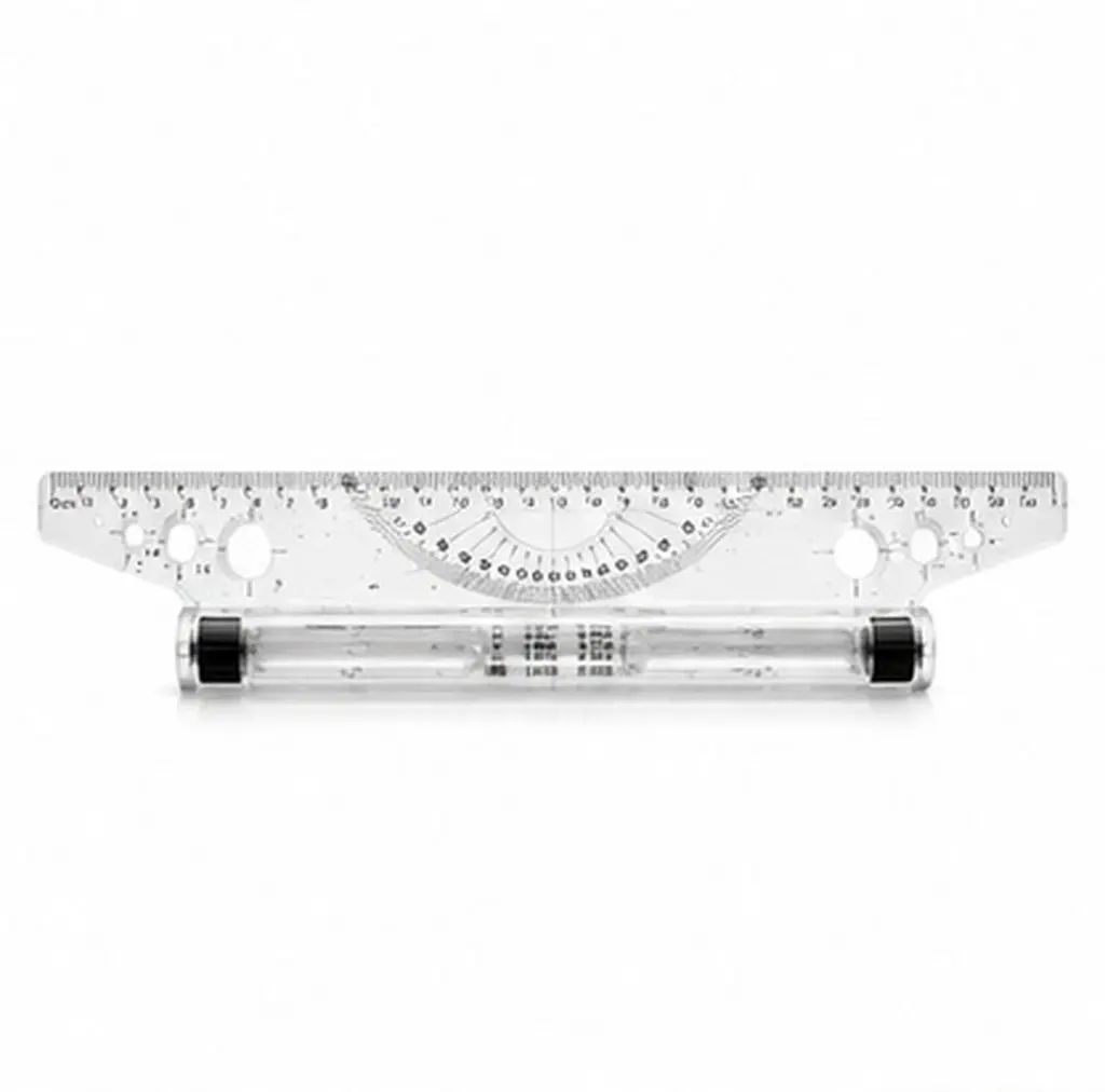 Multifunctional Drawing Parallel Ruler Plastic Roller Ruler Accurate Measuring Tool for Engineers Students Drafting Design