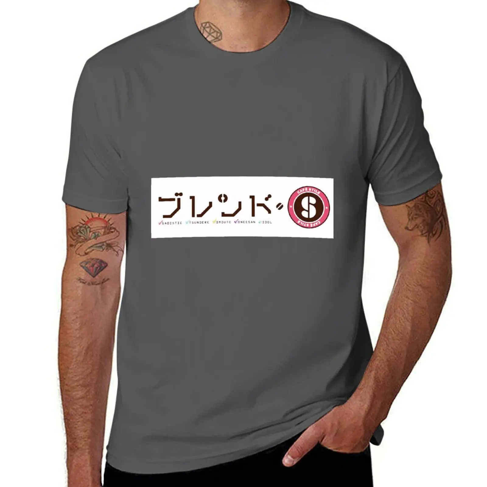 Blend S Logo T-Shirt homme décontracté homme t-shirts de haute qualité marque de luxe T-Shirt