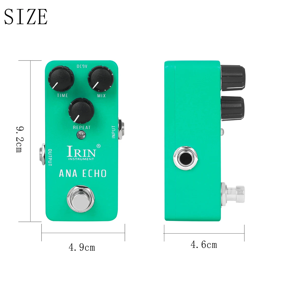 IRIN Ana Echo Guitar Effect Pedal Smooth Analog Delay Effects True Bypass Pure Analog Line Pedals RS-10 Electric Guitar Parts view 6