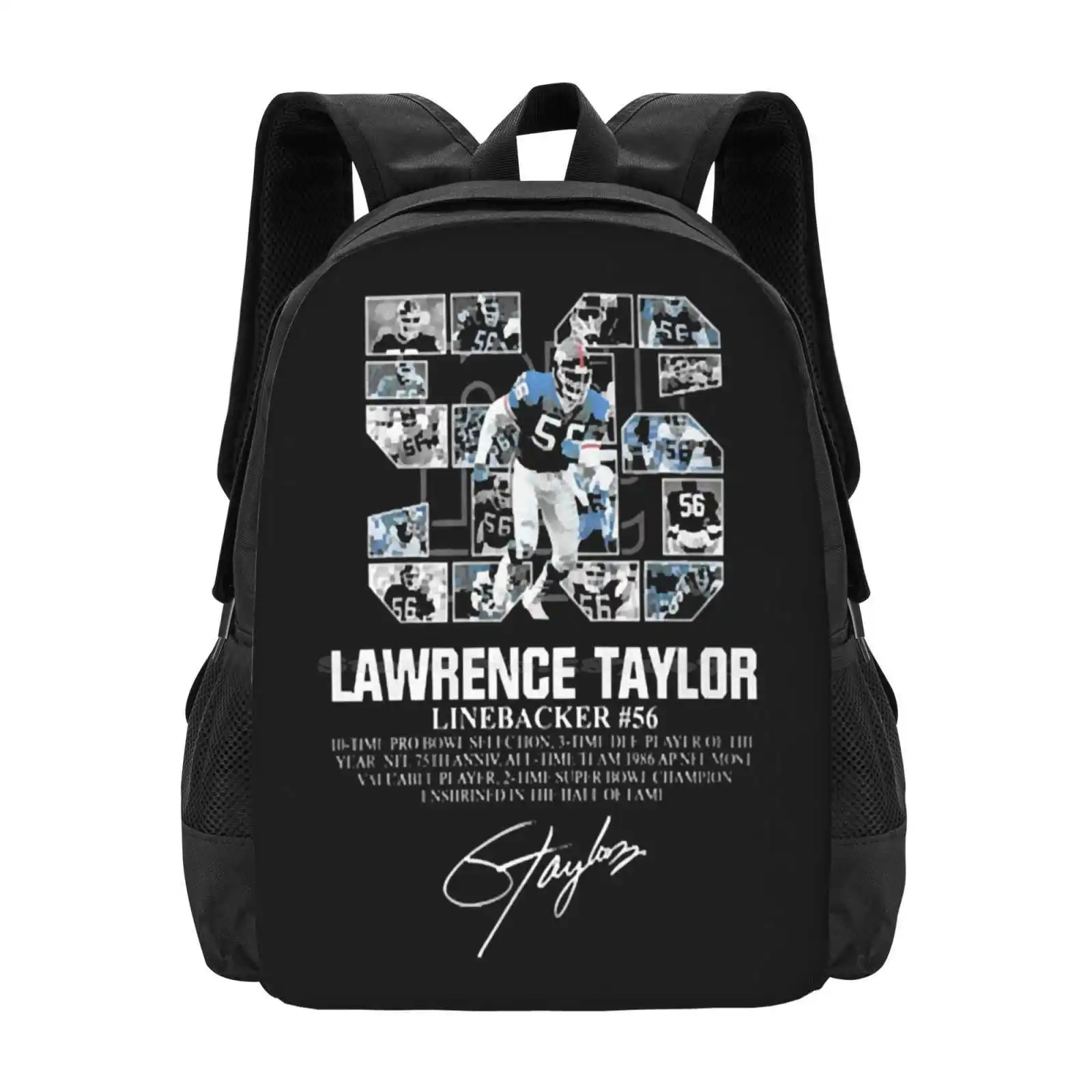 Lawrence Taylor Hot Sale Schoolbag Backpack Fashion Bags Lawrence Taylor