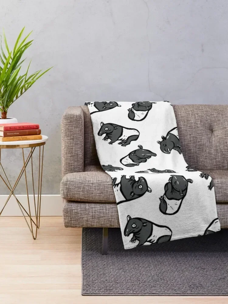 Malayan tapir Throw Blanket For Baby wednesday Luxury Thicken christmas gifts Blankets