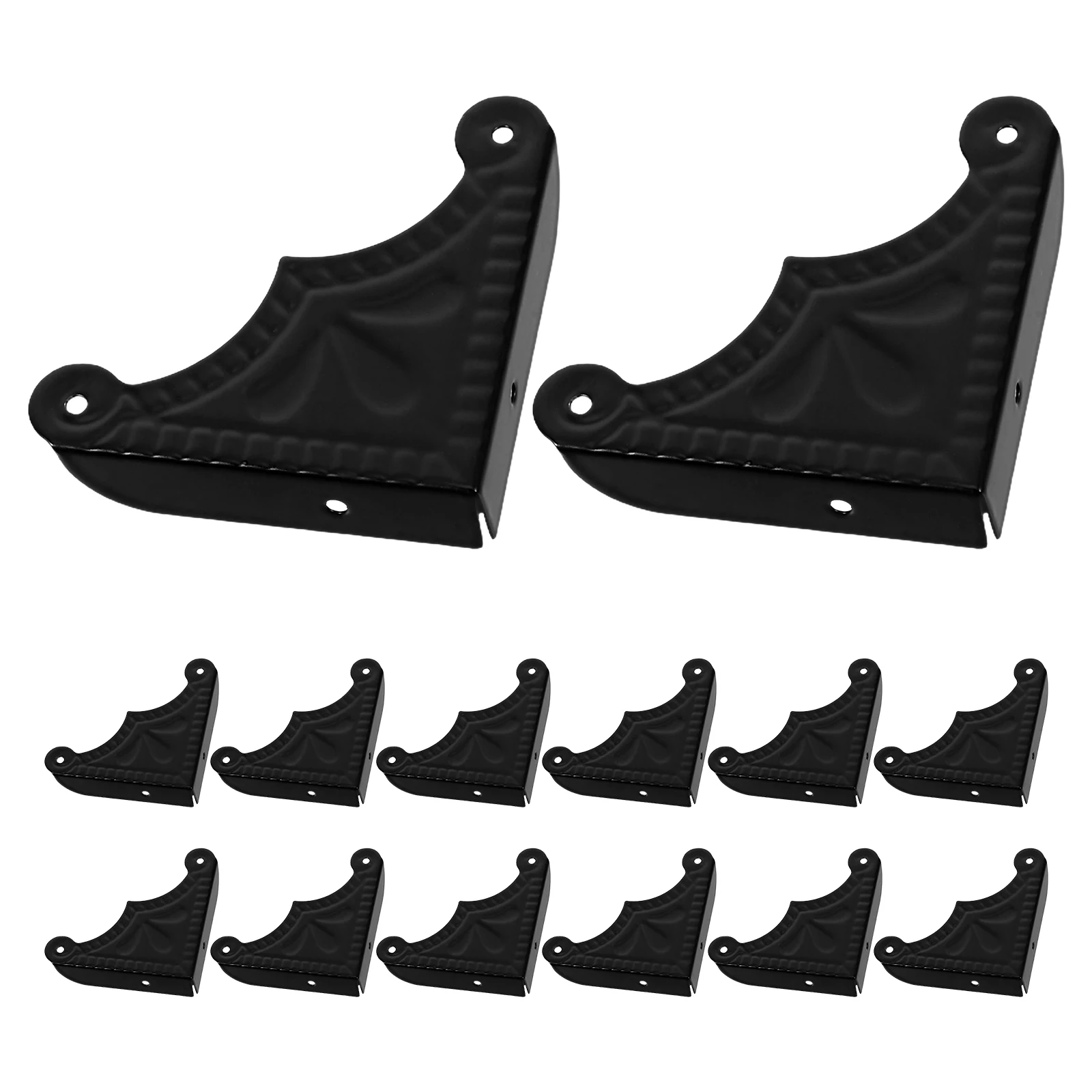 

20pcs Metal Protectors Iron Sheet Box Corners For Wooden Boxes Jewelry Furniture Heavy Duty L-Shaped Guards Vintage Metal Box