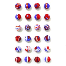 24PCS New Rare Glass Marbles Ball Decor Game Pinball Bedroom Desk Accessories Aquarium Ornaments Garden Decoration Outdoor 16mm