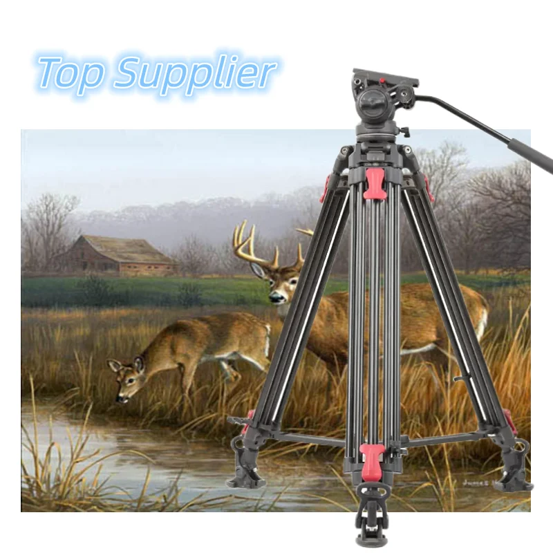 Professional Heavy Duty Aluminium Alloy Video Tripod Camera Tripod Stand