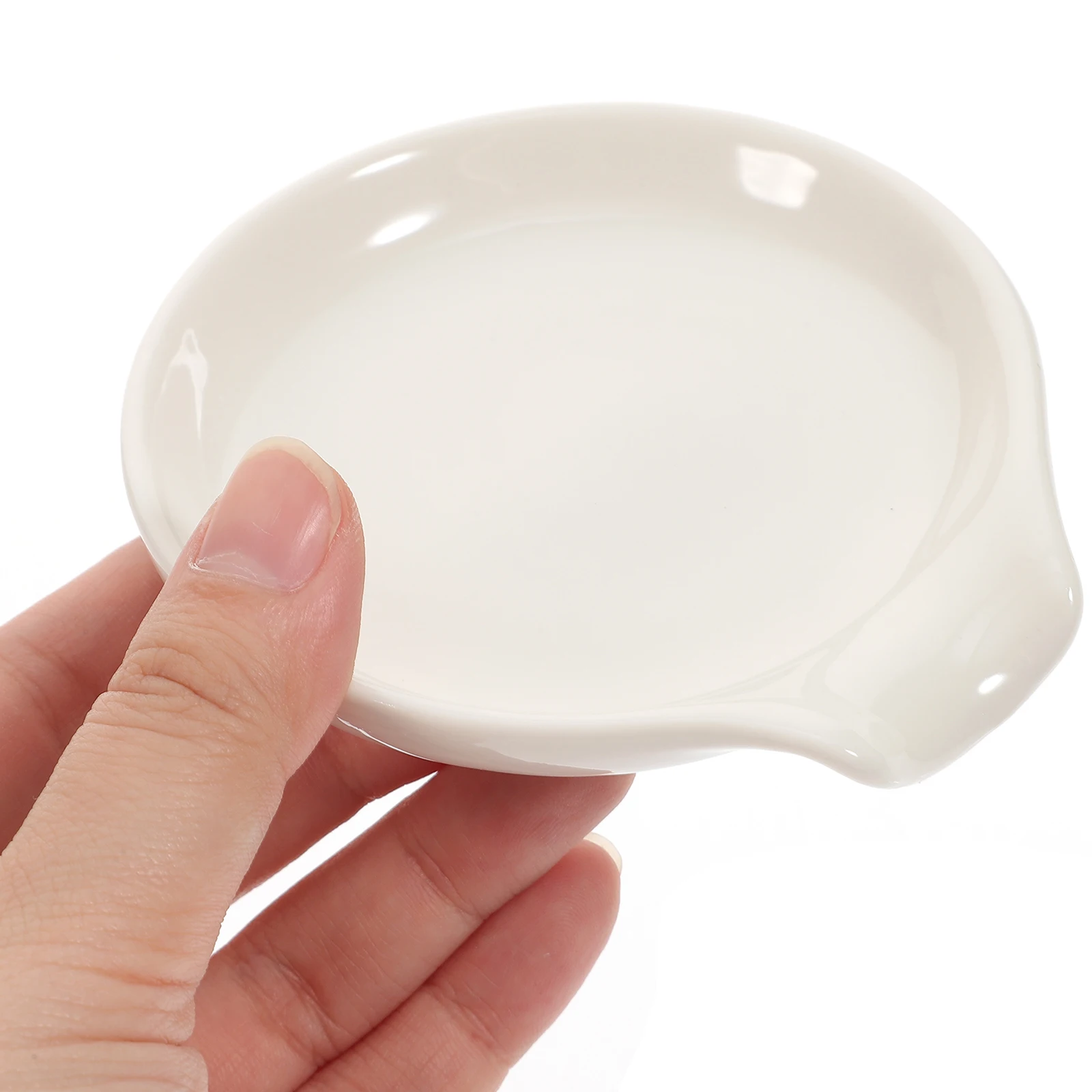 

Spoon Rest Scoop Ceramic Cooking Holder for Countertop Accessories Hot Pot Restaurant Accessory Kitchen Soup Ceramics Porcelain