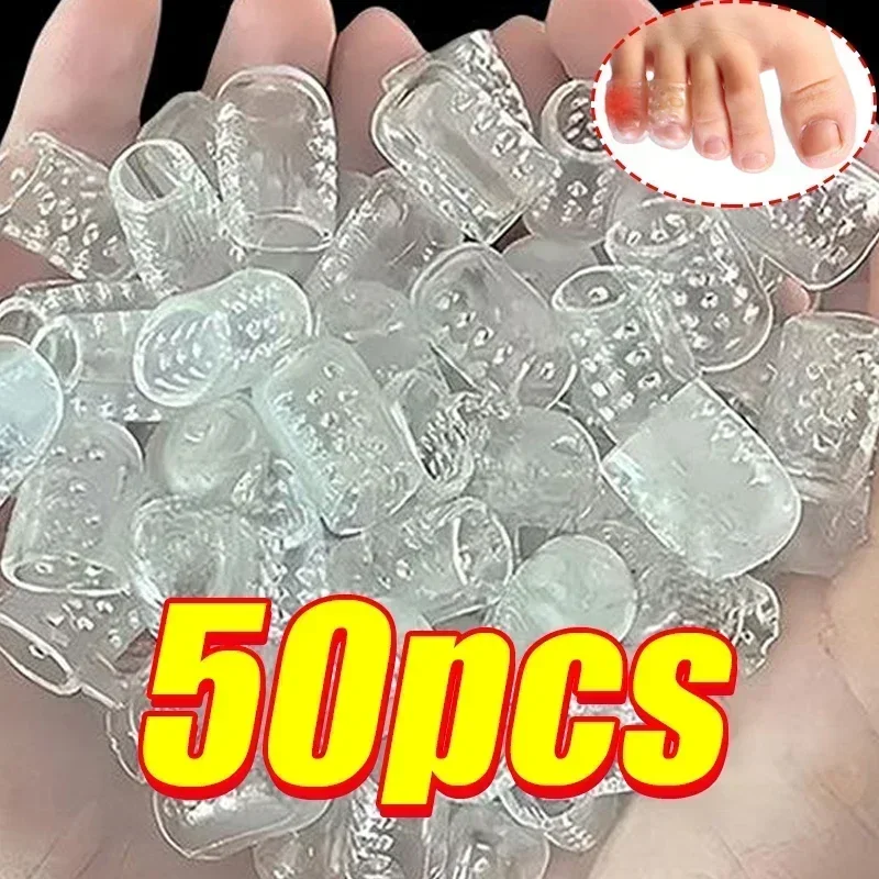 Capuchons de protection élastiques en silicone pour les pieds, respirant, anti-friction, outil de soin des pieds, empêche les ampoules, protecteur transparent