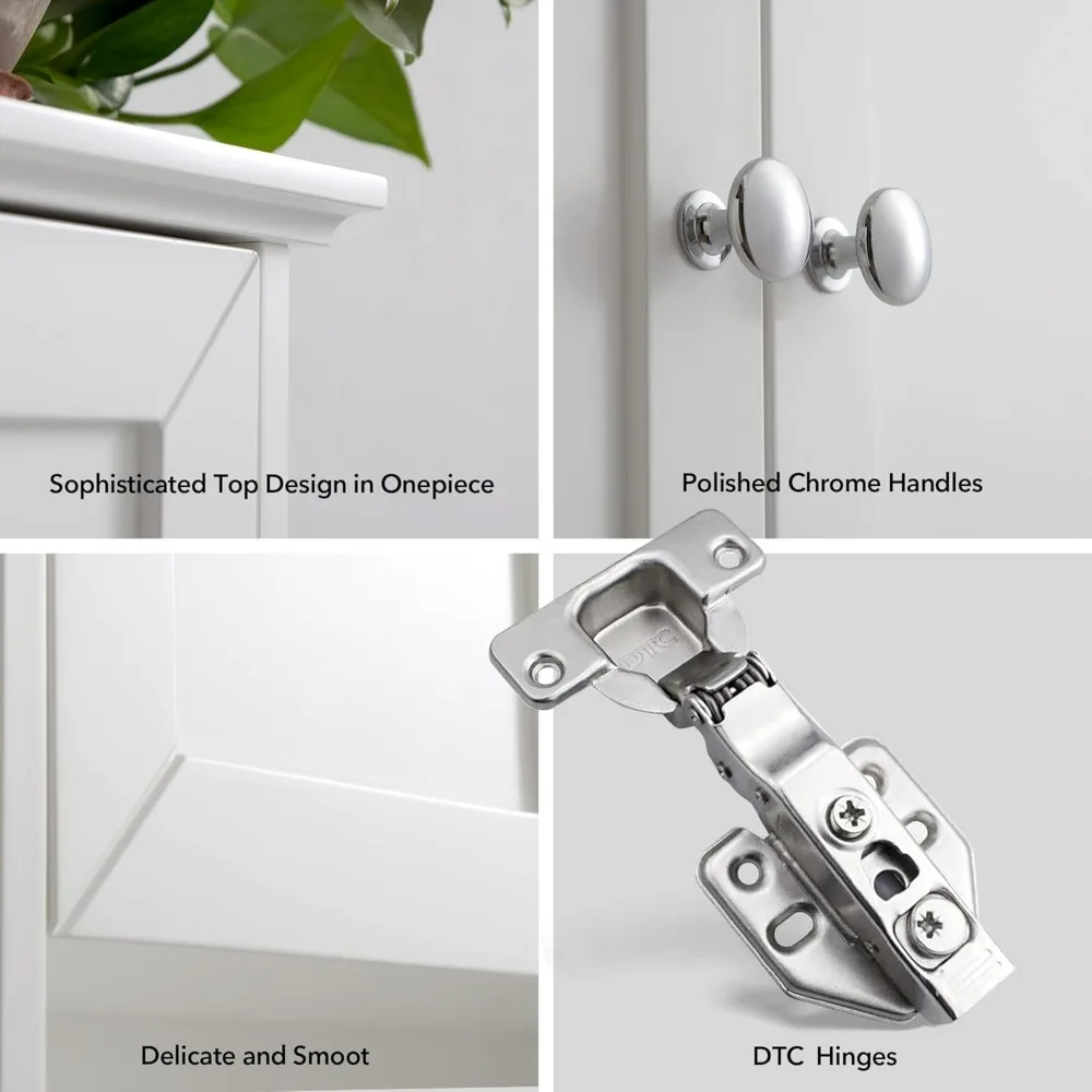 Over-The-Toilet Storage Cabinet, 24x30 Inch Wooden Wall-Mounted Medicine Cabinet for Bathroom