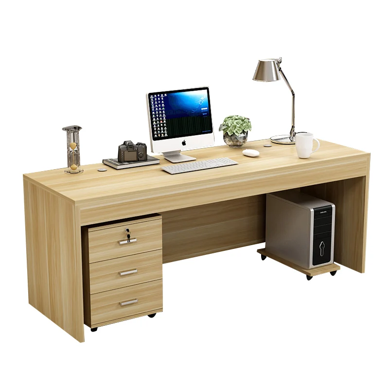 Modern Bedroom Computer Table Organizer Storage Executive Study Computer Desks Storage Wooden Escritorio Gaming Office Furniture