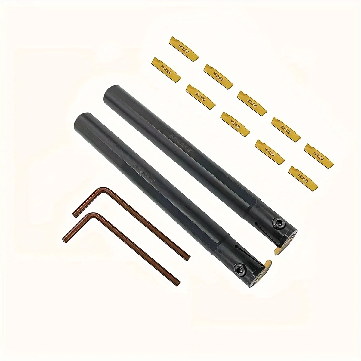 

Набор твердосплавных инструментов для внутренней обработки канавок - 2 шт. MGIVR2016-2 RH токарный станок с ЧПУ + 10 шт. вставок MGMN200-G ZM20 для прецизионной обработки