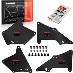 4pcs Splash Guard Mudguard Pad Protective Cover For Toyota 4Runner 2003-2009 FJ Cruiser 2007-2014 Land Cruiser Prado 2003-2019