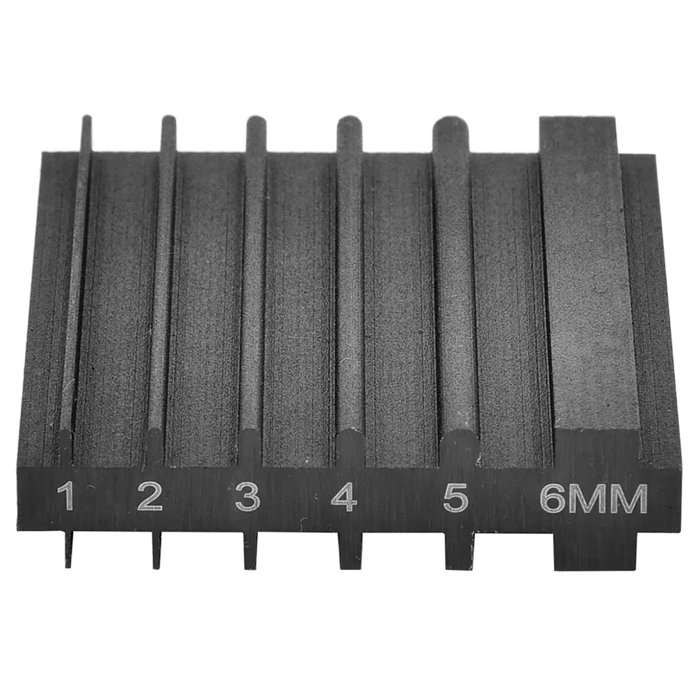 Steel Blade Leather Edge Beveler 45 x 50mm Size Wide Shovel Edge Sharpening Guide U Groove Design 6mm Groove