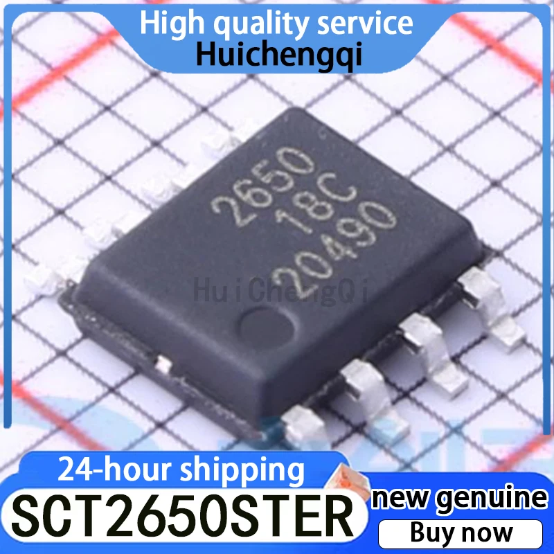 5PCS Original Genuine SCT2650STER Silk Screen Printed 2650 SOP-8 Switch Regulator IC Chip