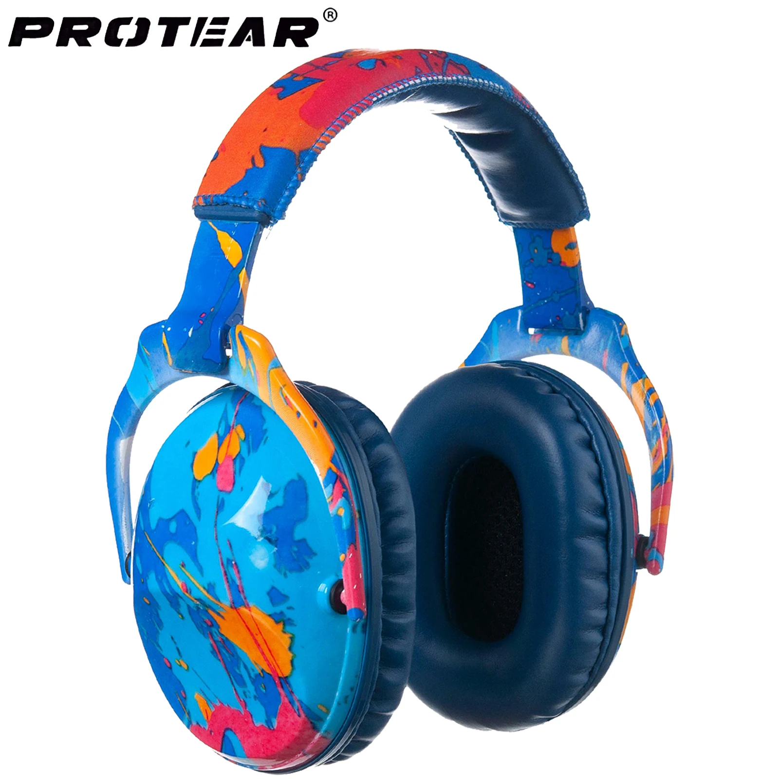 PROTEAR Kid Earmuffs Hearing Protection NRR 25dB Noise Reduction Safety Ear Defenders For Autism Children Reading Sleeping