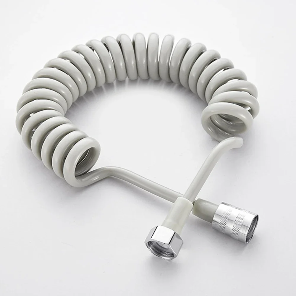 3/5m Telephone Line Tube Bathing Flexible Tube Spiral Spring Hose Toilet Bidet Sprayer Shower Head Water Pipe