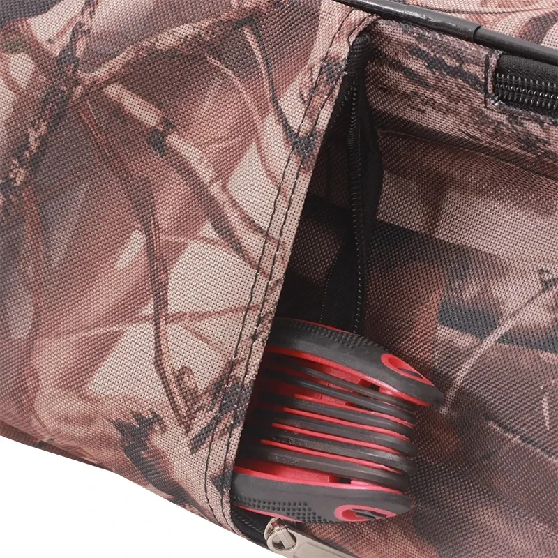 Archery T Shape Bow Bag Lightweight Large Capacity Outdoor Hunting Cross Bow Adjustable Canvas Crossbow Case Bag