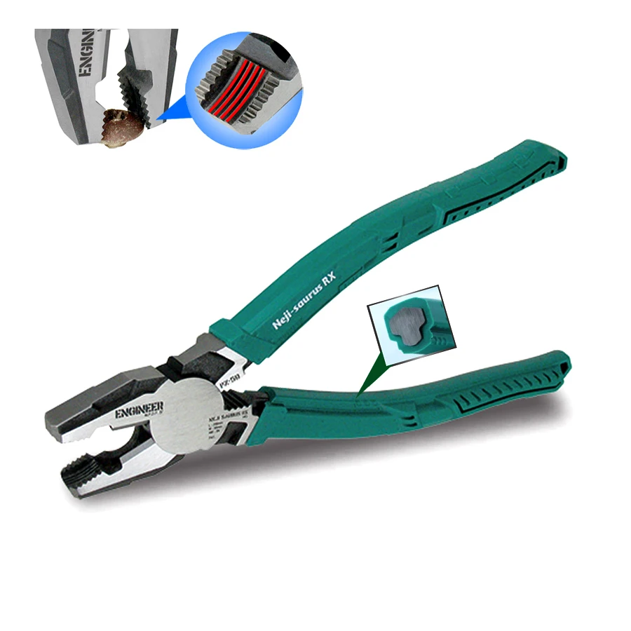 ENGINEER Heavy Duty Gripping Pliers/Screw Extractors Non-slip Jaws for Quick Removal of Damaged Screws Made In Japan  PZ-59