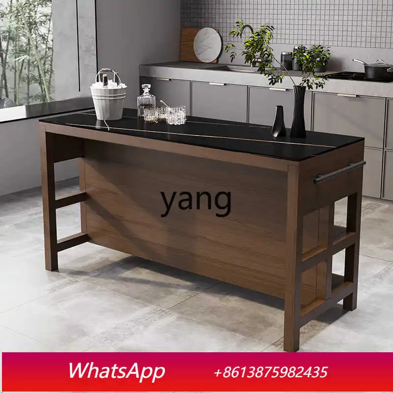 LMM   kitchen island cabinet removable separate open cooking table bar