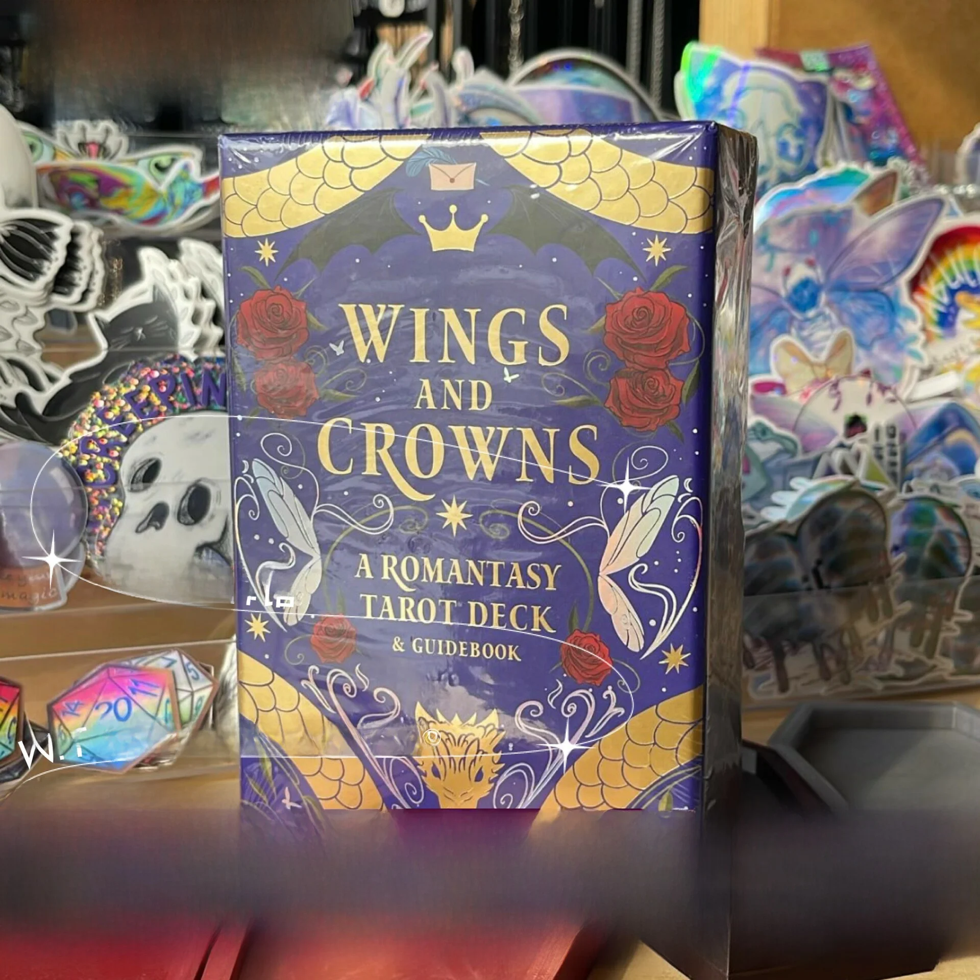 bolsa-para-cartas-de-tarot-con-alas-y-coronas-romanticas-material-de-papel-de-marca-china-edicion-limitada-accesorios-de-juego-coleccionables