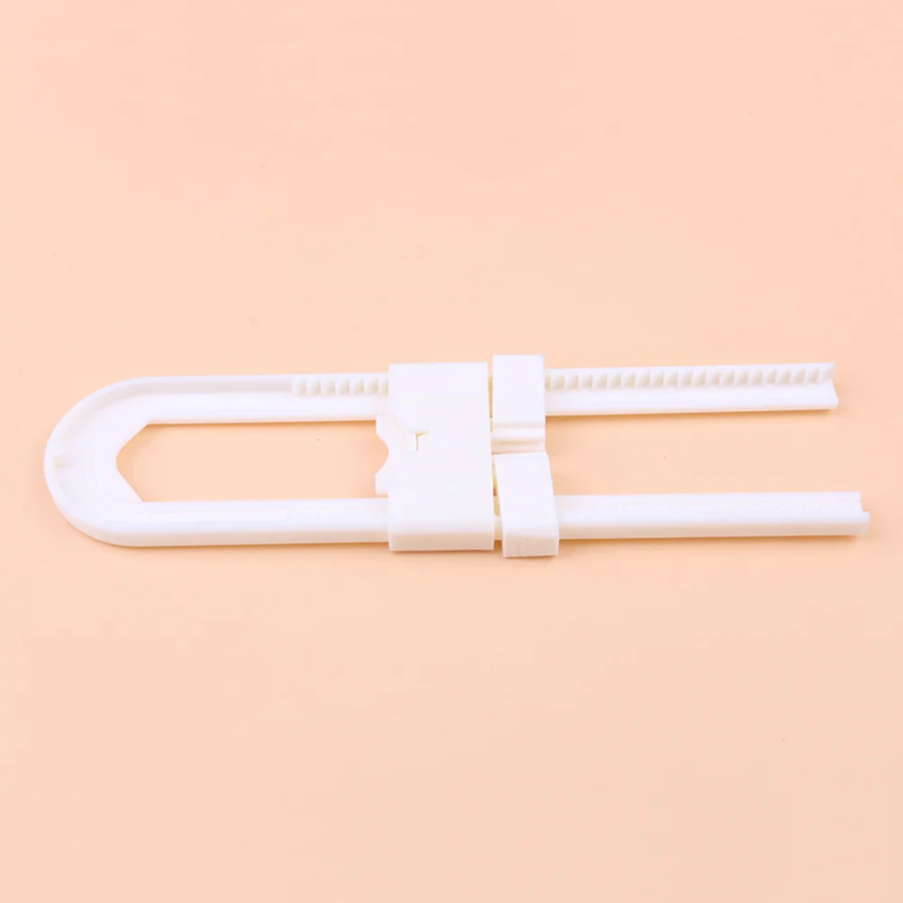 6 قطعة أقفال خزانة سلامة الطفل عالمية تناسب Upvc الأخشاب المركبة الأبواب النوافذ سهلة الاستخدام لا يتطلب أدوات