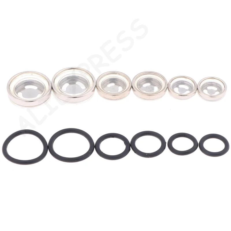 New New 10Pcs Brake Master Cylinder Sight Glass With O Ring Motorcycle Brake Master Cylinder Window For Motorcycle ATV