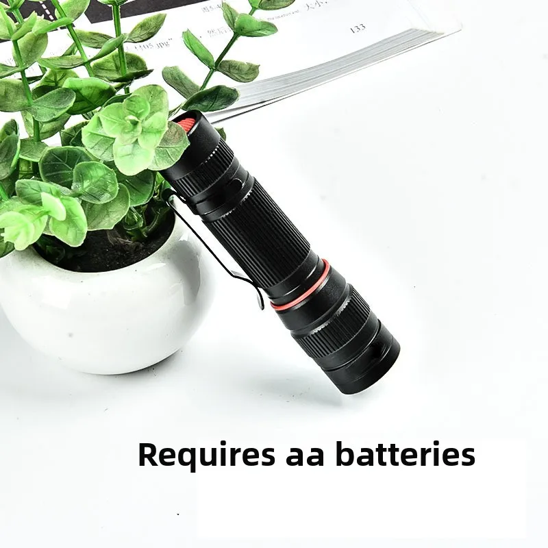 

Фонарик высокой яркости, небольшое мини-светодиодное освещение, аварийное наружное и домашнее использование, батарея типа АА, алюминиевый сплав