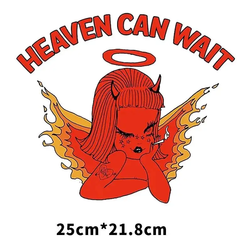Europe Retro Custom Iron On Heat Transfer Sticker Patch DIY Patches For Children Woman T-shirt Print Clothes Stickers