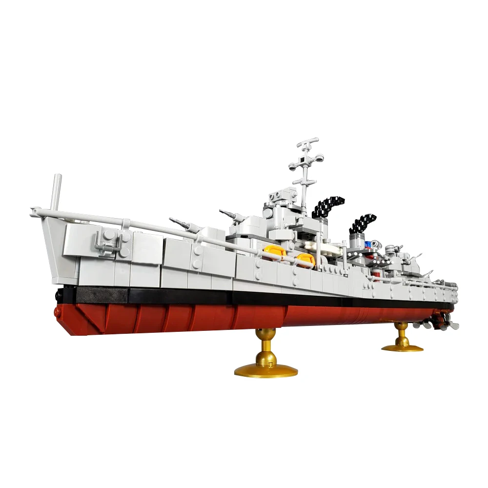 

2315Pcs Destroyer Bricks Model Kit WW II Military Warship Carrier Figure Building Blocks Bricks Set For Kids Toys Adult Gifts ﻿