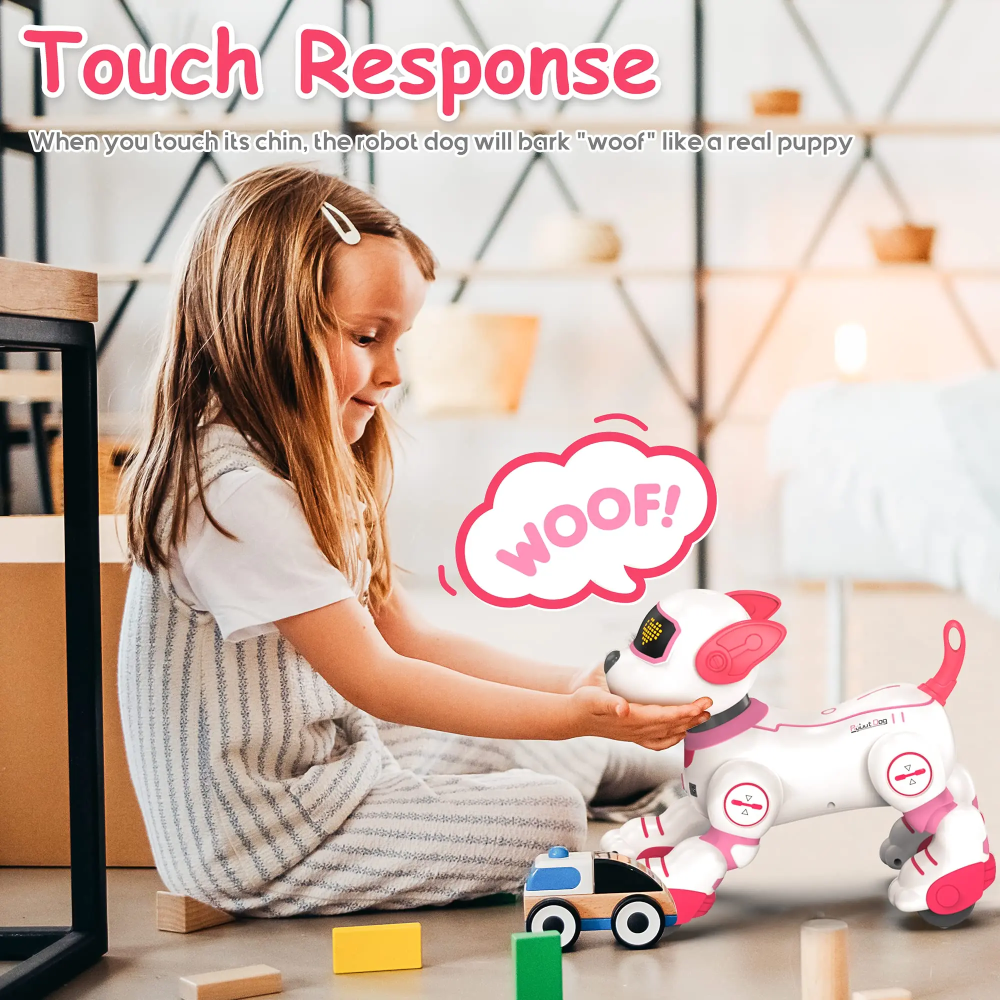 インテリジェントロボット犬リモコン電子歌ダンスフォロースマートインタラクティブスタント音楽おもちゃプログラマブル子犬キッズギフト