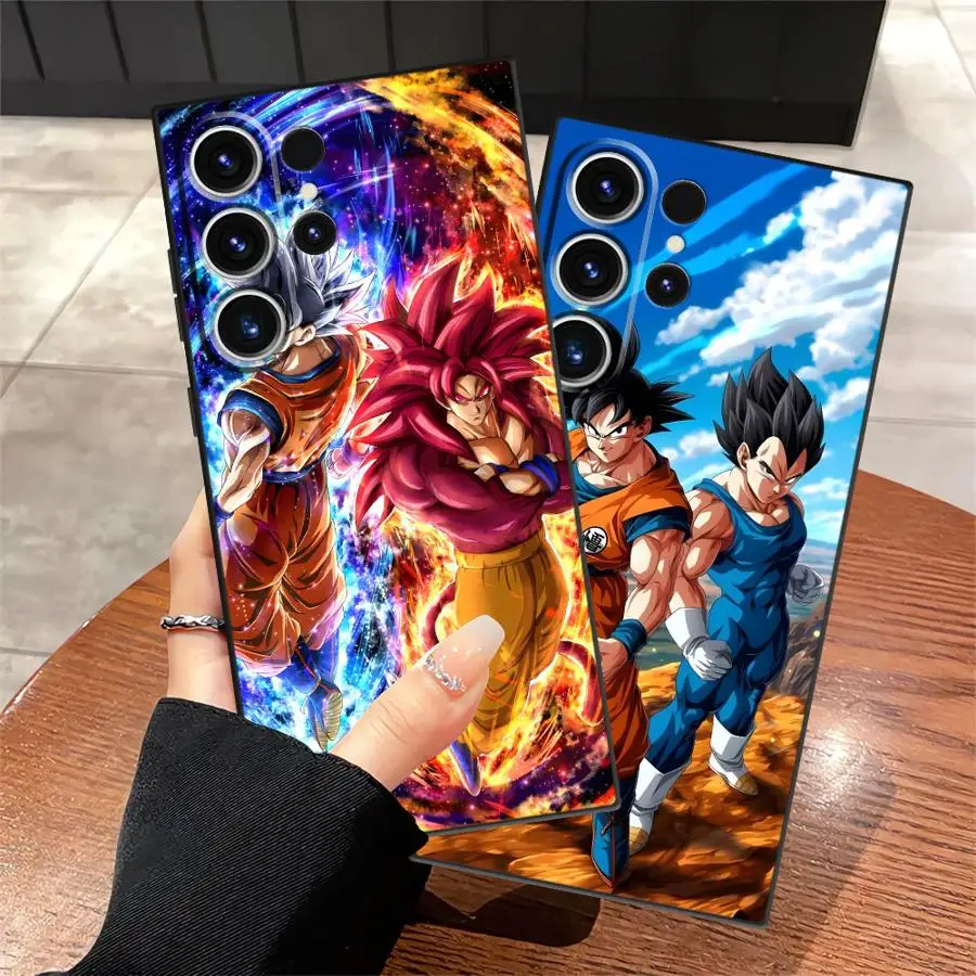 Japan Dragon Goku Vegeta Case for Samsung Galaxy S26 Ultra S25 Plus S23 S20 S21 FE S24 S24+ Note 20 8 9 10 S25+ S26+ S10 S9