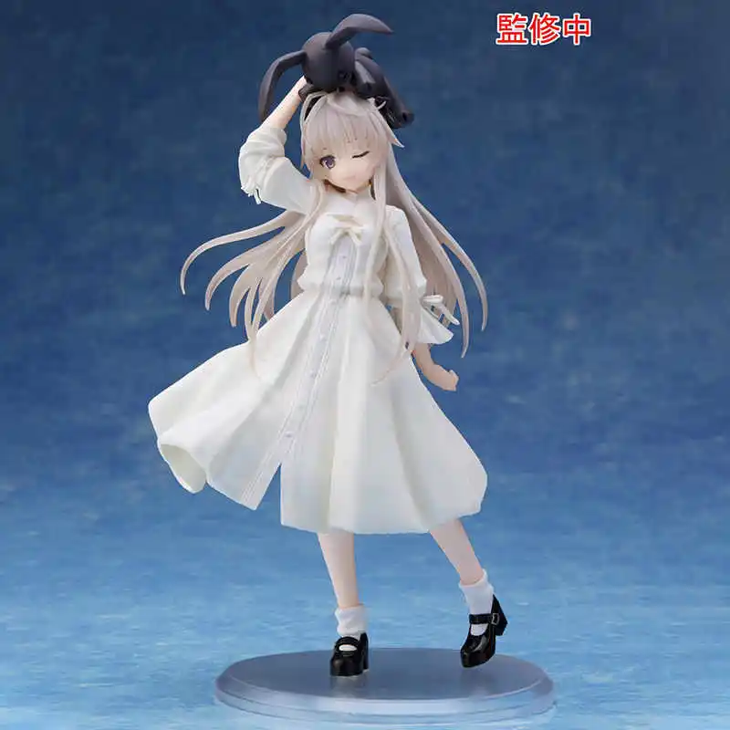 18cm Genuine TAITO Coreful Yosuga no Sora Kasugano Sora White dress Blink your eyes Anime Action Figure Model Toys Gift