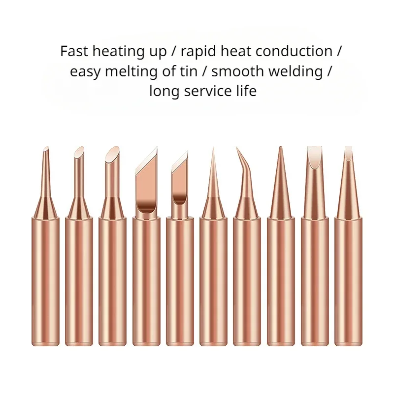 Soldering Iron Tip Pure Copper 900M Soldering Iron Head Set Inside Hot Bare Copper Electric Soldering Iron Welding Tools Multi