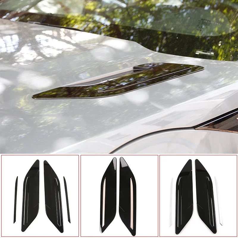 

For Land Rover Range Rover Evoque 2020+ ABS black Rose gold Silver Car Body Outer Cover Air Outlet Base Car Accessories